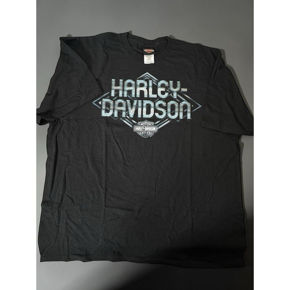 Harley Davidson T-Shirt 2019 Silver Disco Logo Men’s XXL Black NWOT